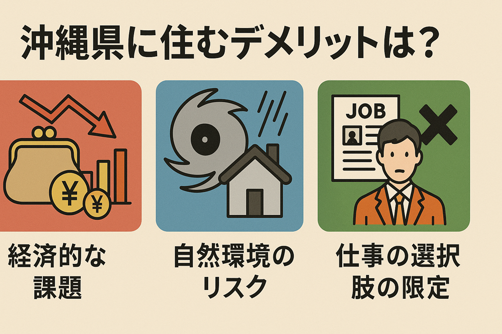 沖縄県に住むデメリット